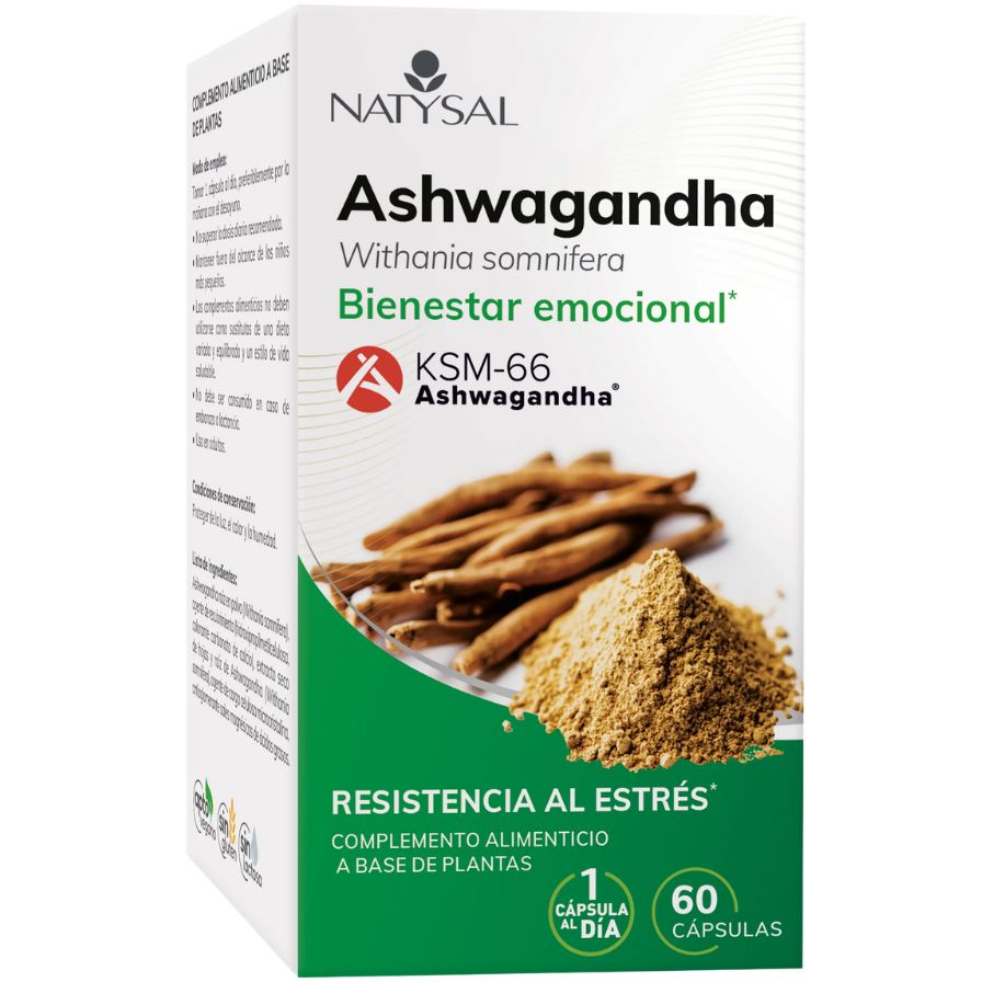 Ashwagandha Ksm 66 60 Cápsulas | Natysal