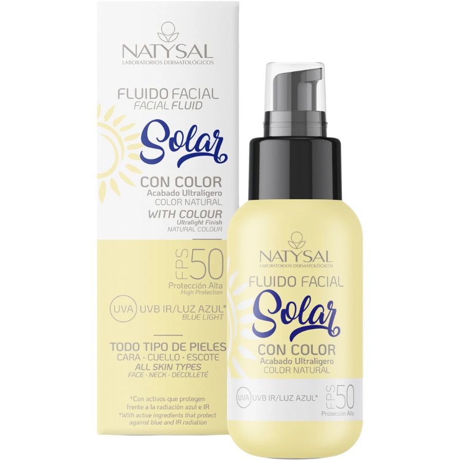 Fluido Facial Solar Con Color Fps50 50 Ml | Natysal