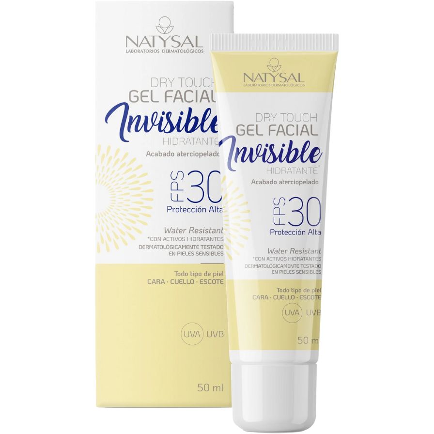 Gel Hidratante Facial Invisible Fps30 50 Ml | Natysal