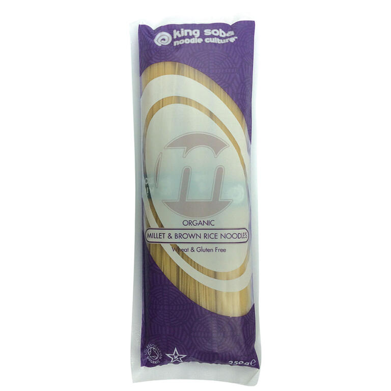 Pasta de Mijo y Arroz Bio 250 gr | King Soba - Dietetica Ferrer