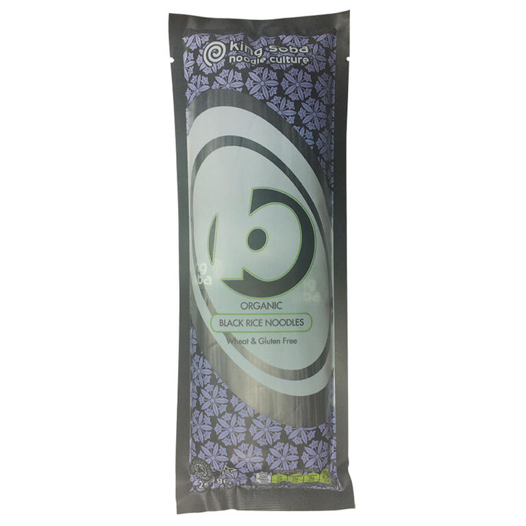 Pasta de Arroz Negro Bio 250 gr | King Soba - Dietetica Ferrer