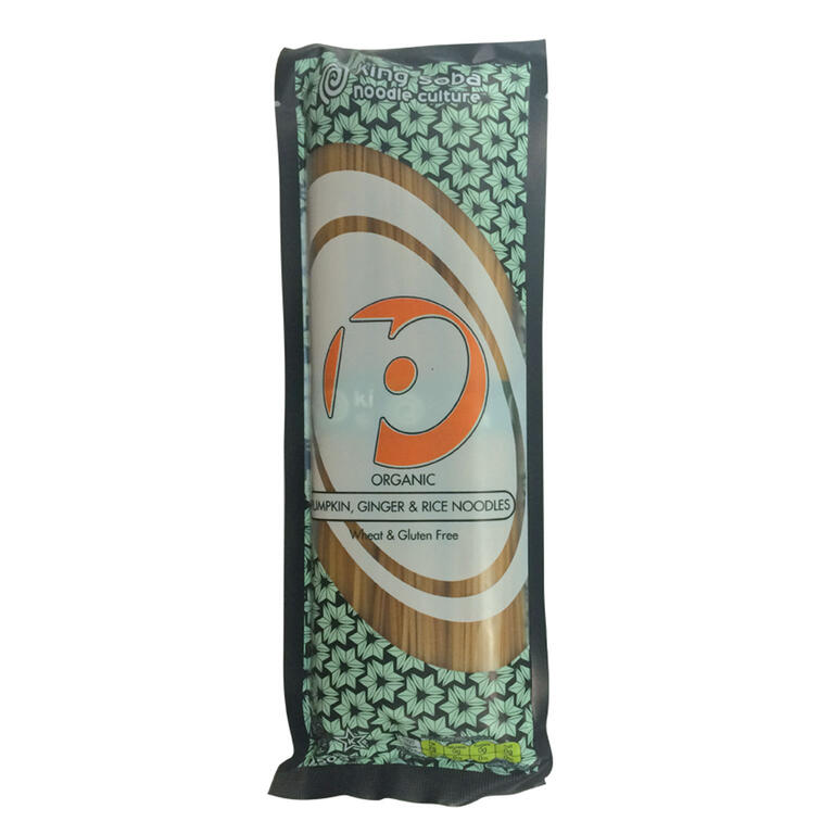 Pasta de Arroz Integral Con Jengibre y Calabaza Bio 250 gr | King Soba - Dietetica Ferrer