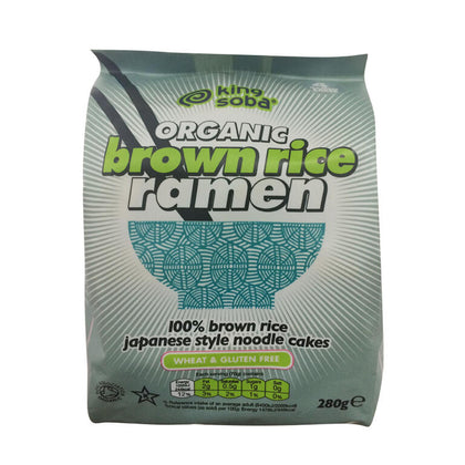 Pasta Ramen Arroz Integral Sin Gluten Bio 280 gr | King Soba - Dietetica Ferrer