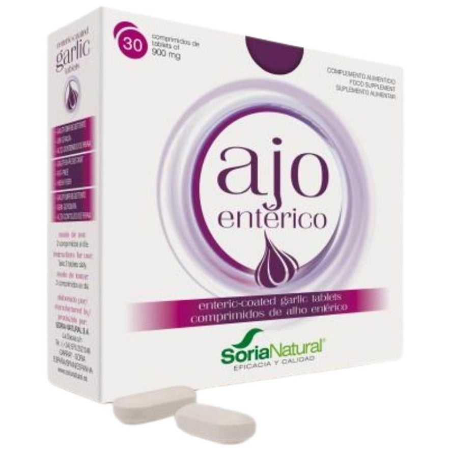 Ajo Enterico 30 Comprimidos | Soria Natural