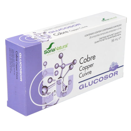 Glucosor Cobre 28 Ampollas | Soria Natural - Dietetica Ferrer