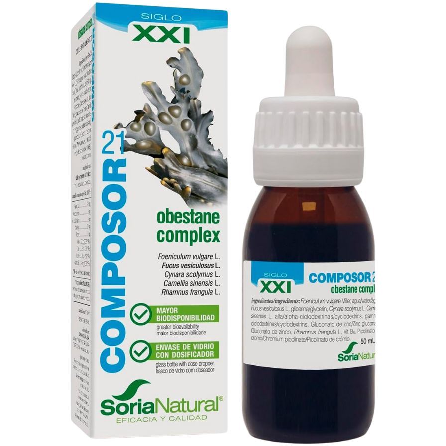 Composor 21 Obestane Complex Siglo XXI 50 ml | Soria Natural - Dietetica Ferrer