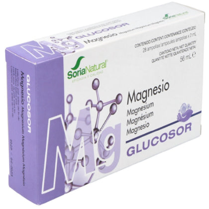 Glucosor Magnesio 28 Ampollas | Soria Natural - Dietetica Ferrer