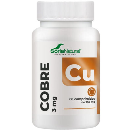 Cobre Retard 60 Comprimidos | Soria Natural - Dietetica Ferrer