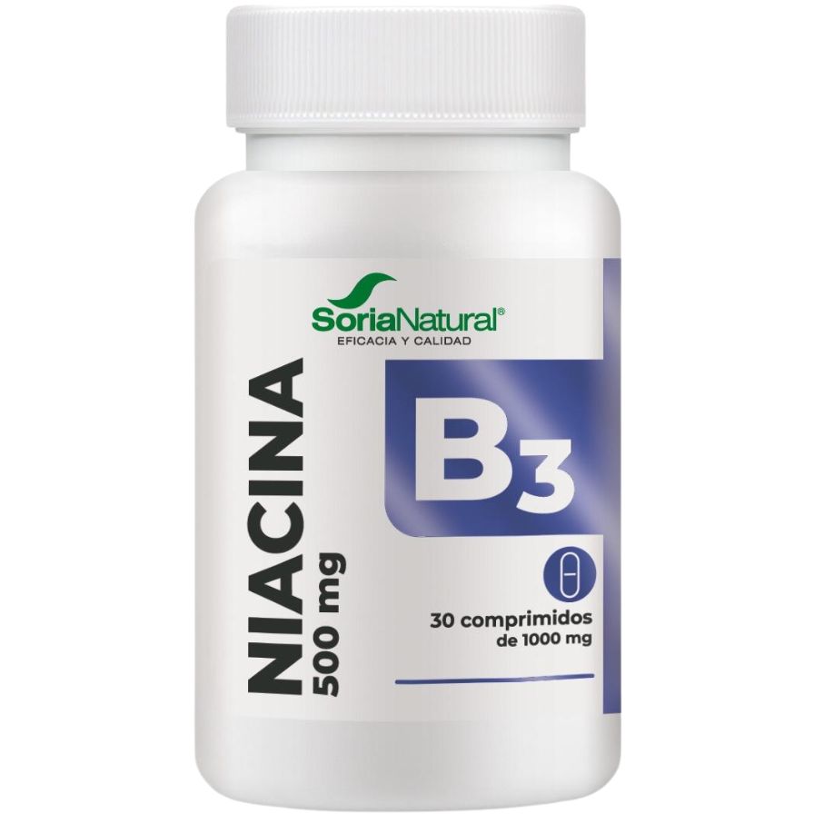 Vitamina B3 30 Comprimidos | Soria Natural - Dietetica Ferrer