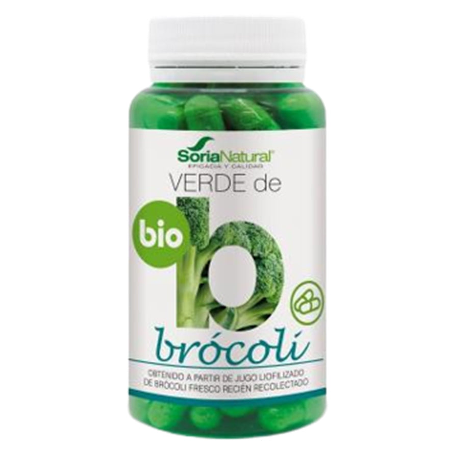 Verde de Brocoli Bio 80 Capsulas | Soria Natural - Dietetica Ferrer
