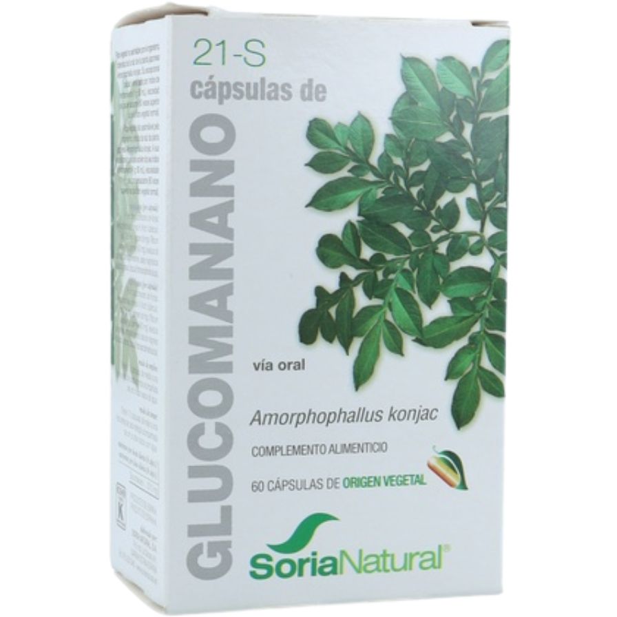 Glucomanano 60 Capsulas | Soria Natural - Dietetica Ferrer