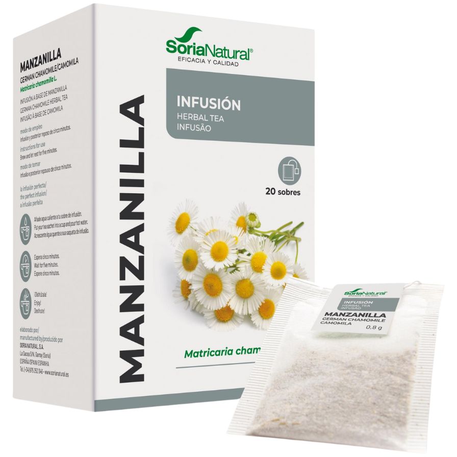 Manzanilla Infusion 20 Filtros | Soria Natural - Dietetica Ferrer