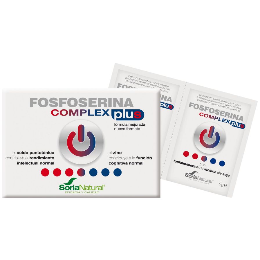 Fosfoserina Complex 28 Sobres | Soria Natural - Dietetica Ferrer