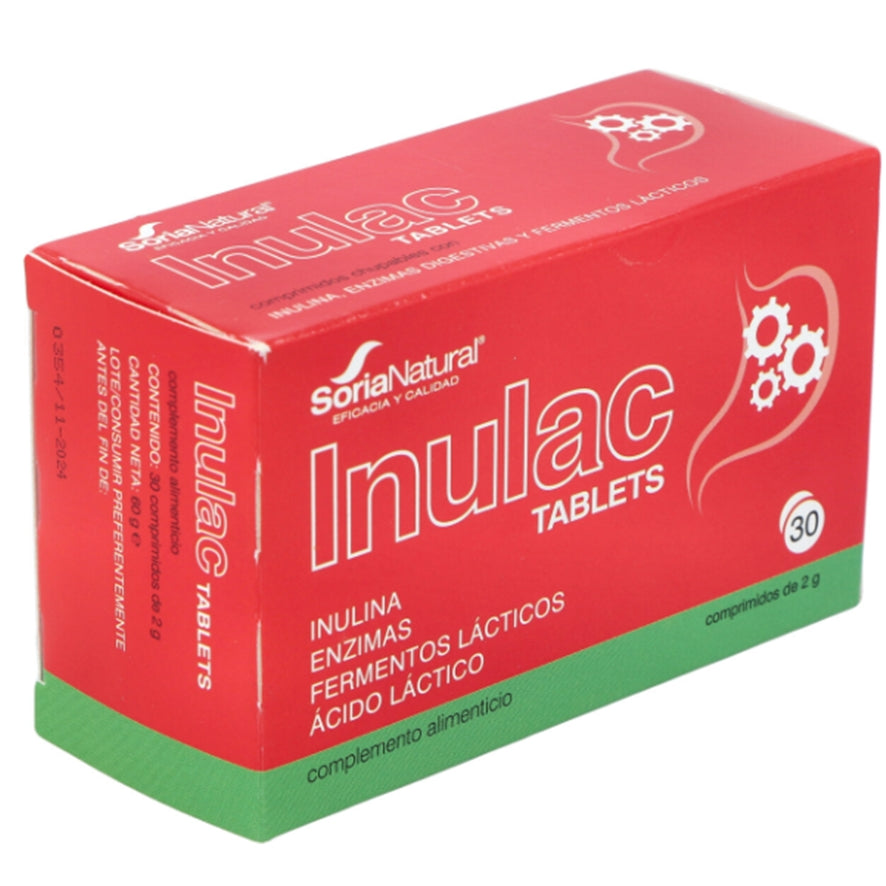 Inulac Tablets 30 Comprimidos | Soria Natural - Dietetica Ferrer