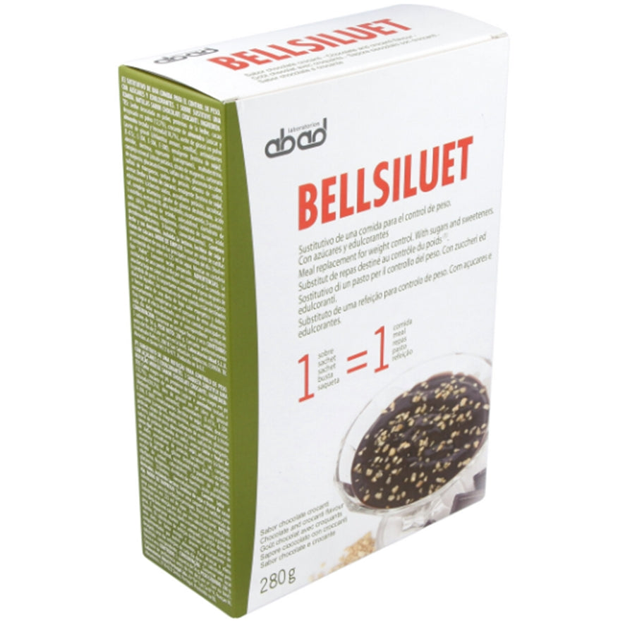 Bellsiluet Natilla Chocolate Crocanti 5 Sobres | Laboratorios Abad