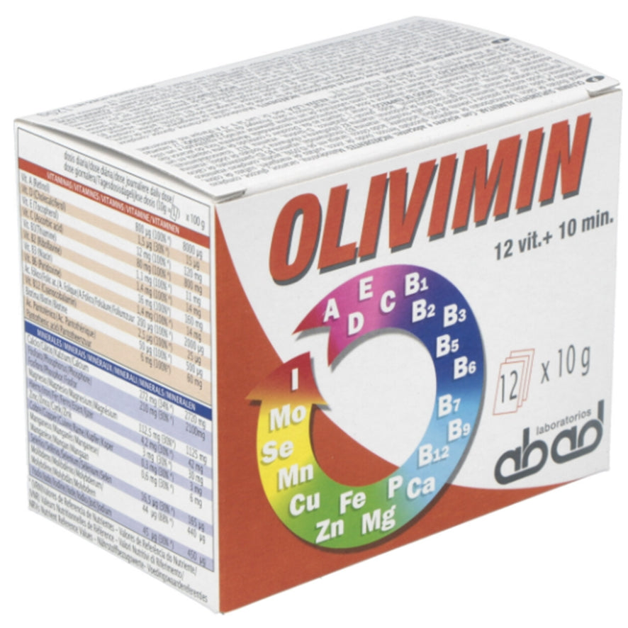 Olivimin 12 Sobres | Laboratorios Abad
