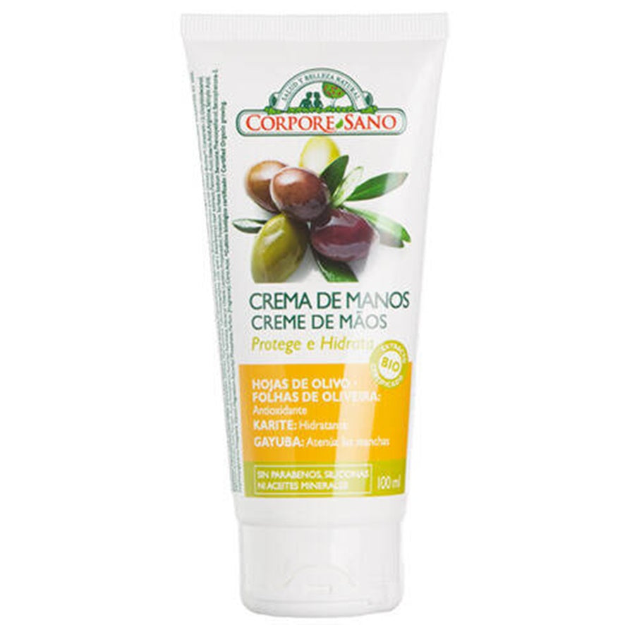 Crema de Manos Gayuba y Olivo 100 ml | Corpore Sano - Dietetica Ferrer