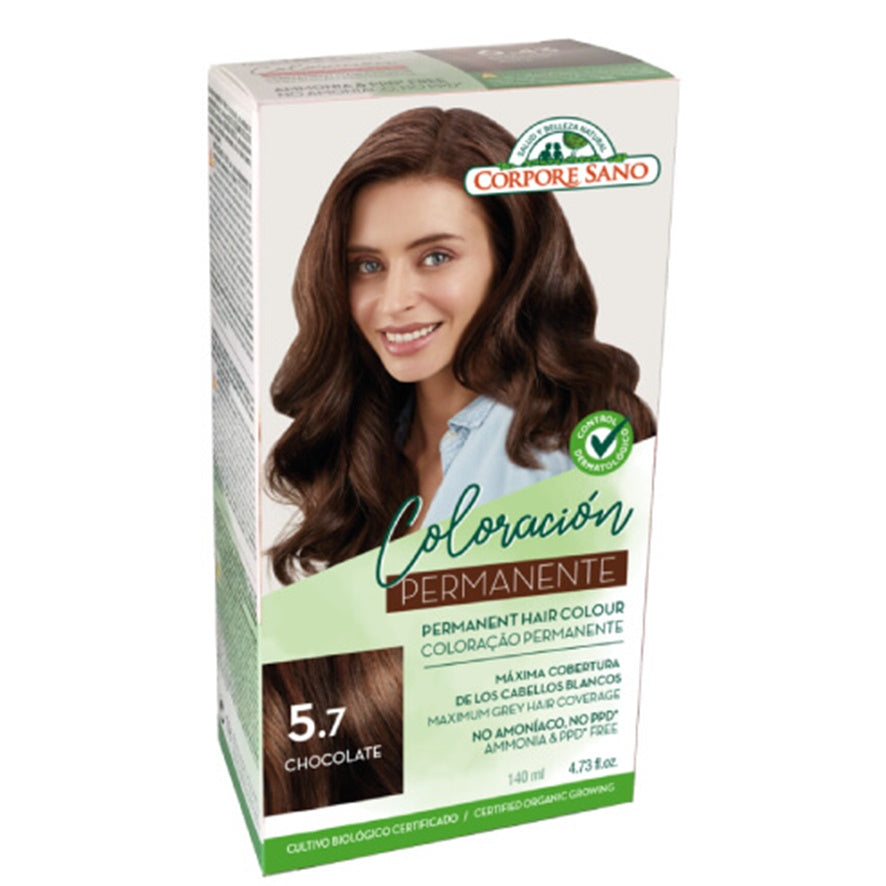 Tinte Permanente Chocolate N5.7 140 ml | Corpore Sano