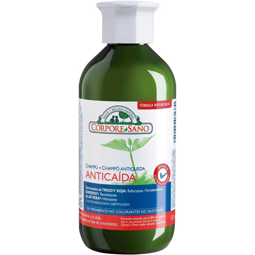 Champu Anticaida Soja Cereales 300 ml | Corpore Sano - Dietetica Ferrer