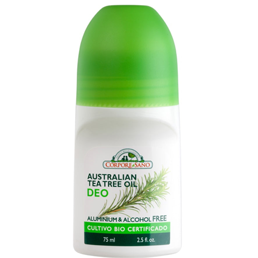 Desodorante Roll-On Aceite Arbol del Te 75 ml | Corpore Sano - Dietetica Ferrer