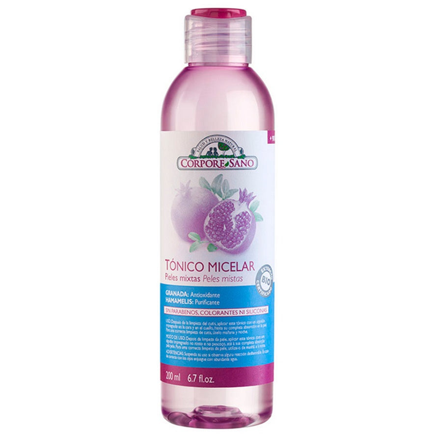 Tonico Micelar Pieles Mixtas 200 ml | Corpore Sano - Dietetica Ferrer