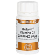 Holovit Vitamina D3 2.000 Ui + K2 60 µg (Colecalciferol + Menaquinona (Mk-7)) | Equisalud - Dietetica Ferrer