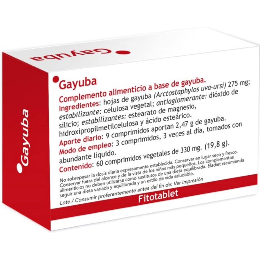 Gayuba Fitotablet 60 Comprimidos | Eladiet
