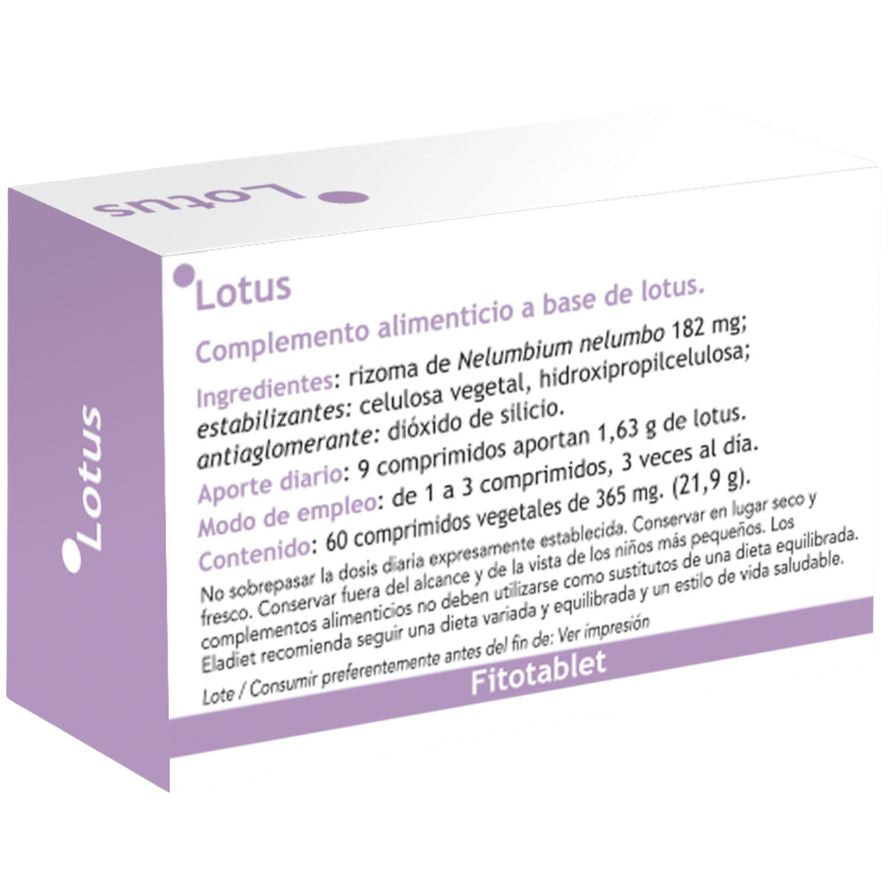 Lotus Fitotablet 60 Comprimidos | Eladiet - Dietetica Ferrer