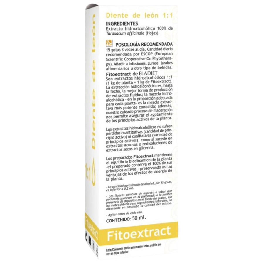Diente de Leon Fitoextract 50 ml | Eladiet - Dietetica Ferrer