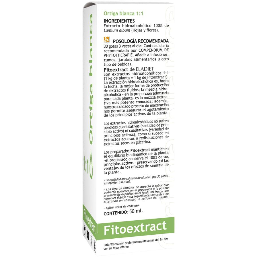 Ortiga Blanca Fitoextract 50 ml | Eladiet - Dietetica Ferrer