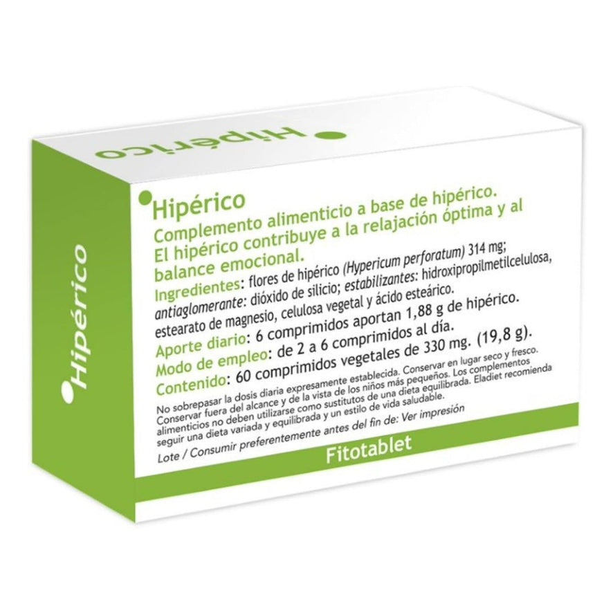 Hiperico Fitotablet 60 Comprimidos | Eladiet - Dietetica Ferrer