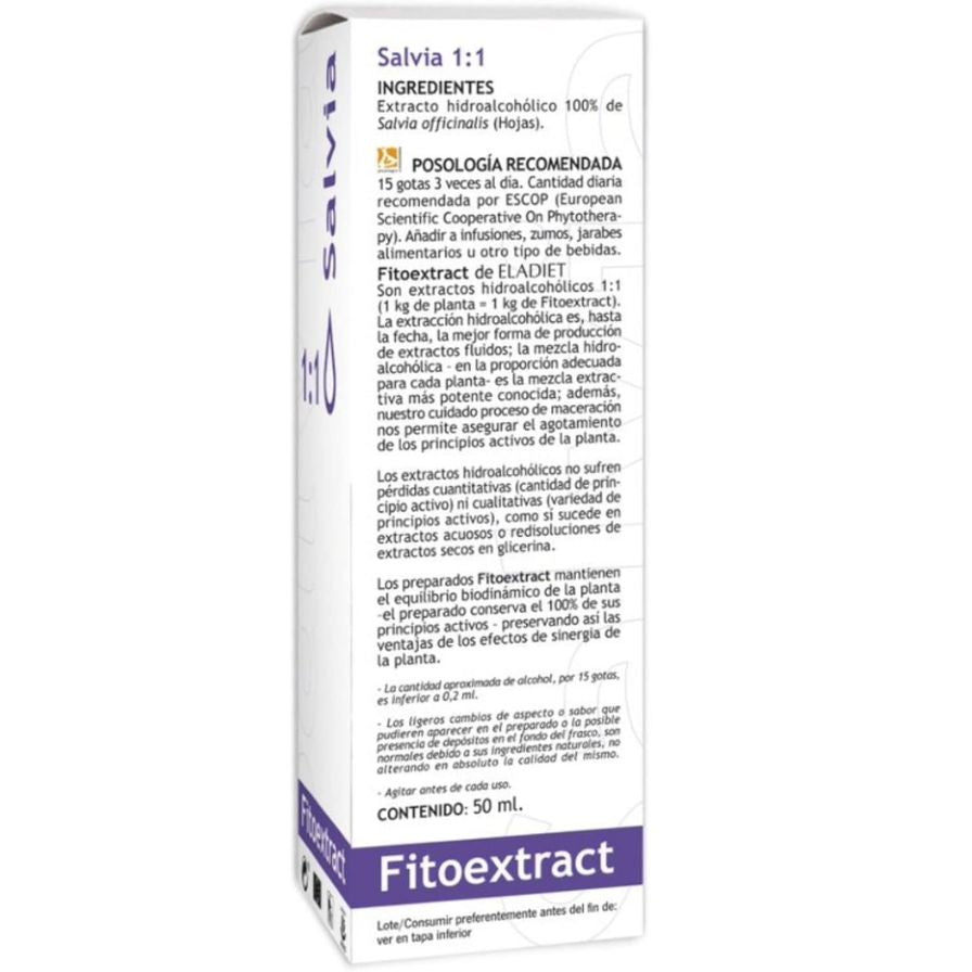 Salvia Fitoextract 50 ml | Eladiet