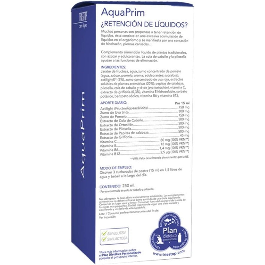 Triestop Aquaprim Jarabe 250 ml | Eladiet - Dietetica Ferrer