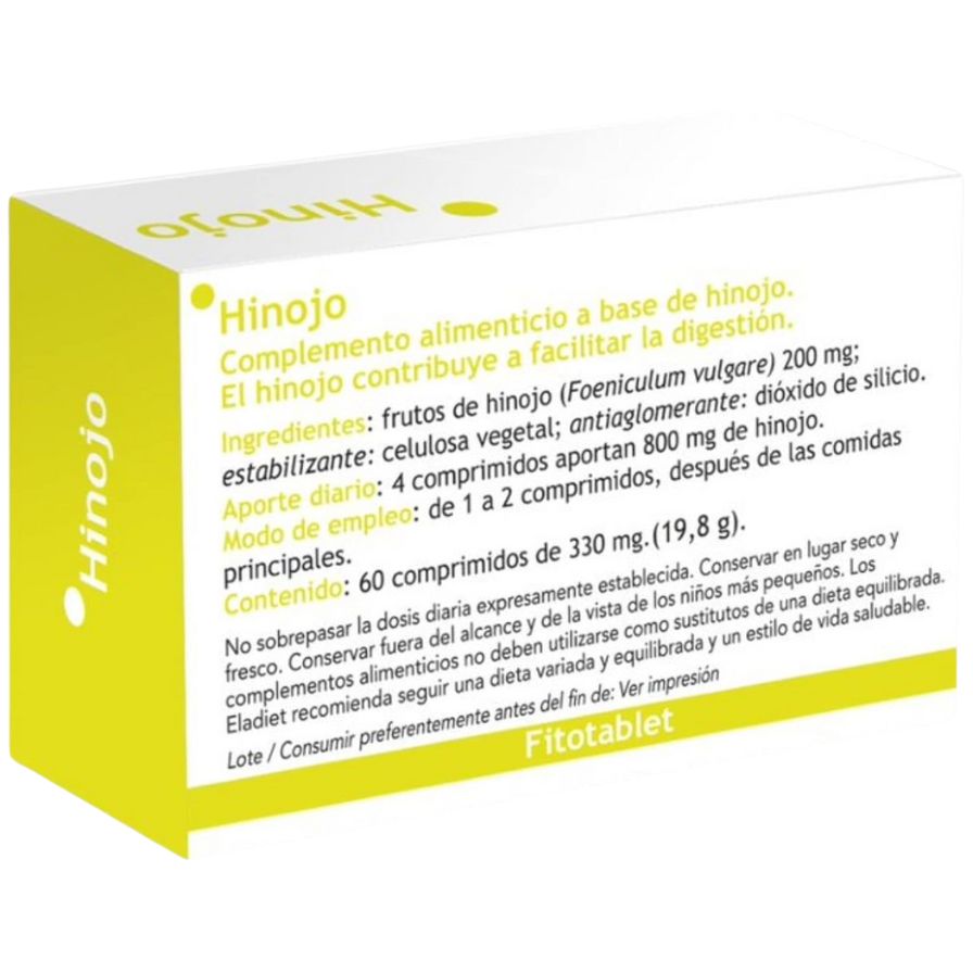 Hinojo Fitotablet 60 Comprimidos | Eladiet