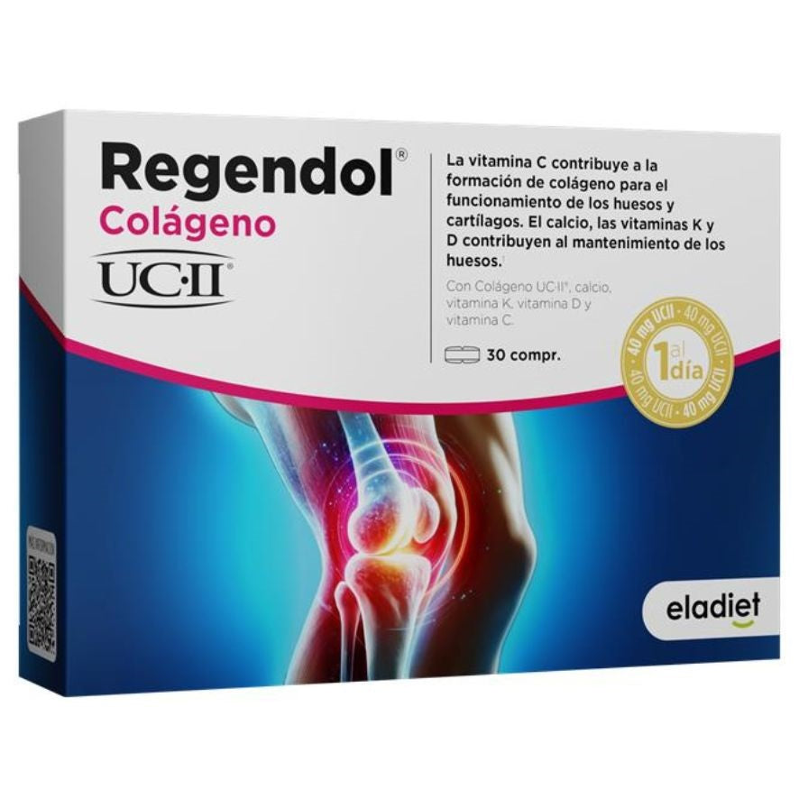 Regendol Colageno UCII 30 Comprimidos | Eladiet - Dietetica Ferrer