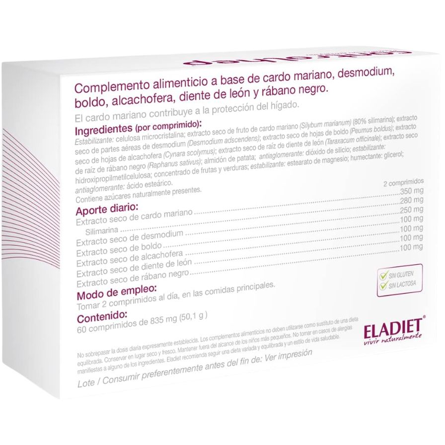Controlhep 60 Comprimidos | Eladiet - Dietetica Ferrer