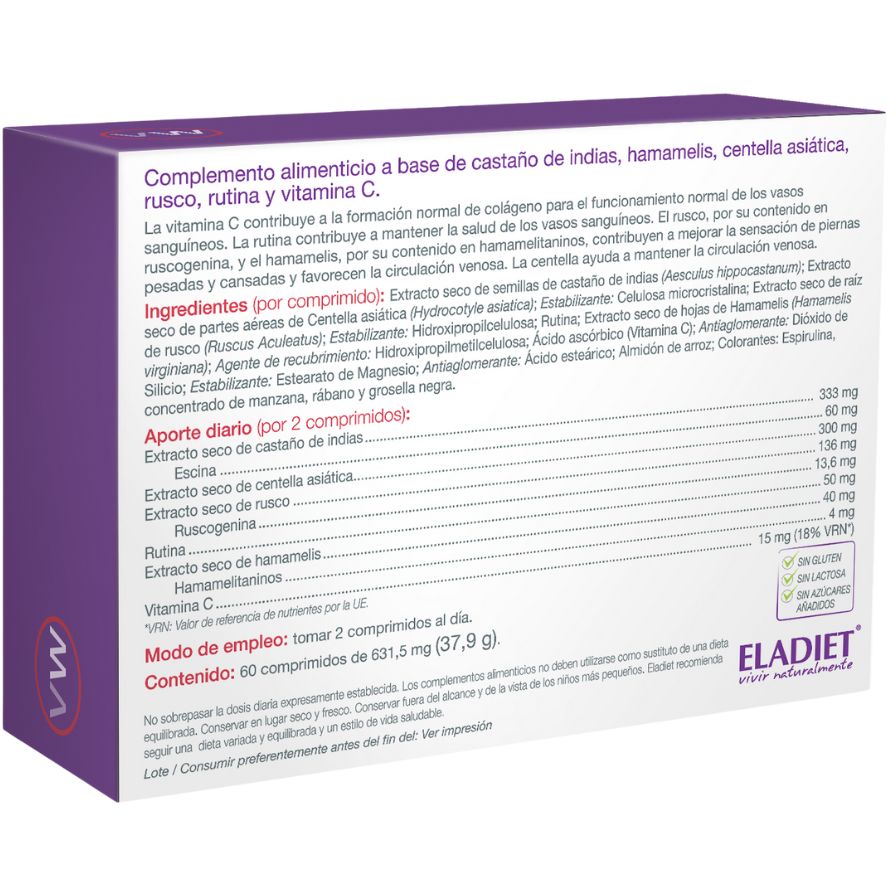 Vitawoman Piernas Ligeras Forte 60 comprimidos | Eladiet - Dietetica Ferrer