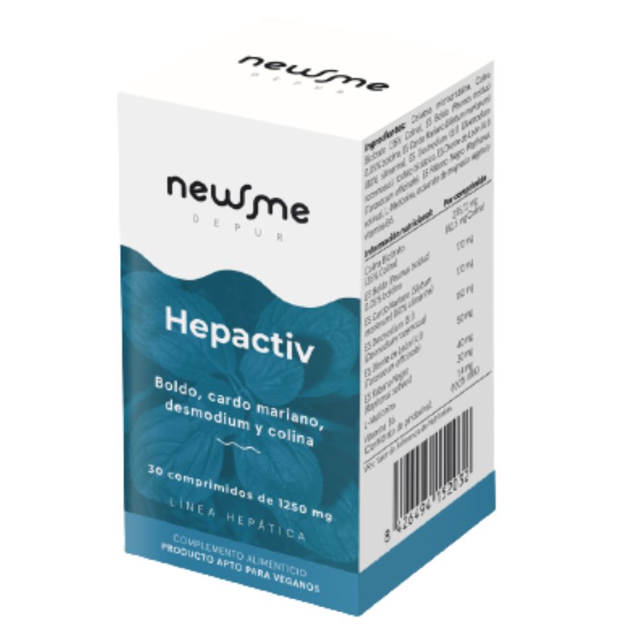 Hepactiv Newme 30 Comprimidos | Herbora - Dietetica Ferrer