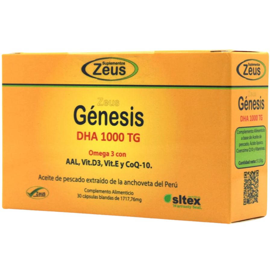 Genesis Dha 1000 TG cápsulas | Zeus - Dietetica Ferrer