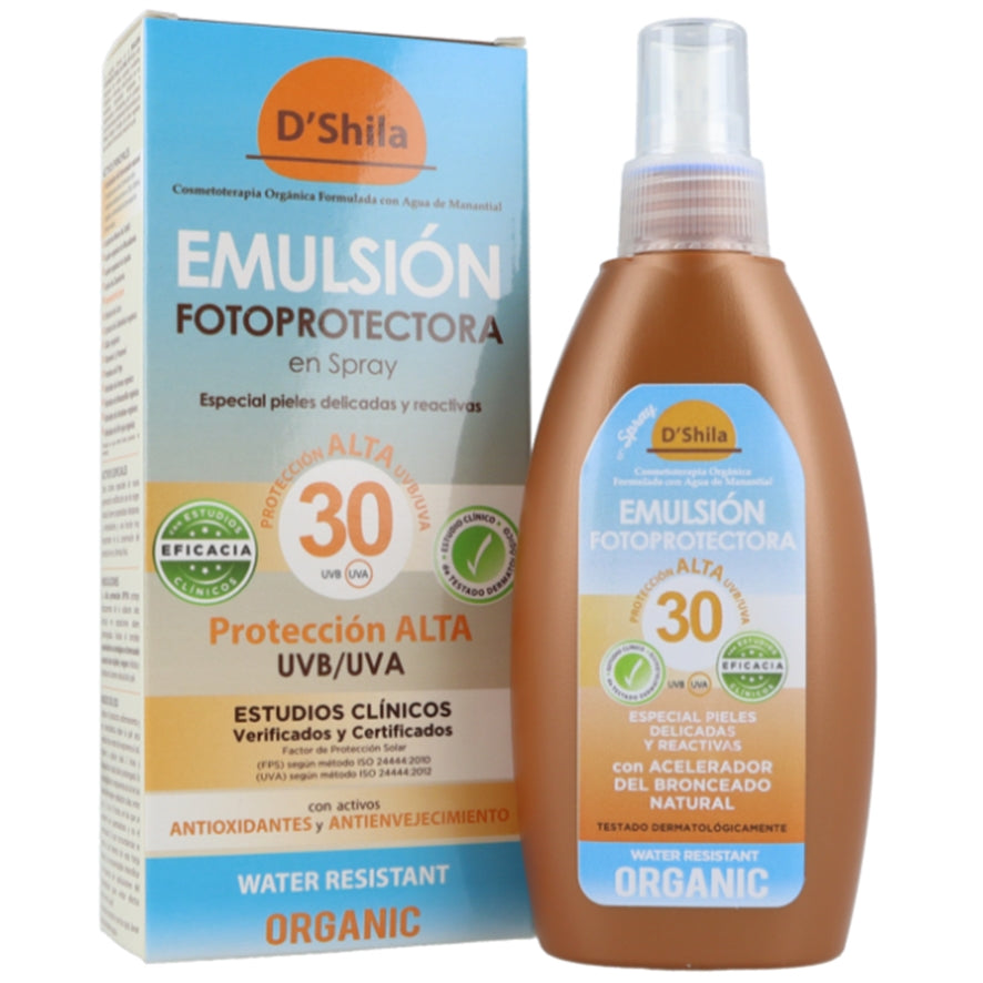 Emulsion Fotoprotectora Spray Spf 30 200 ml | DShila