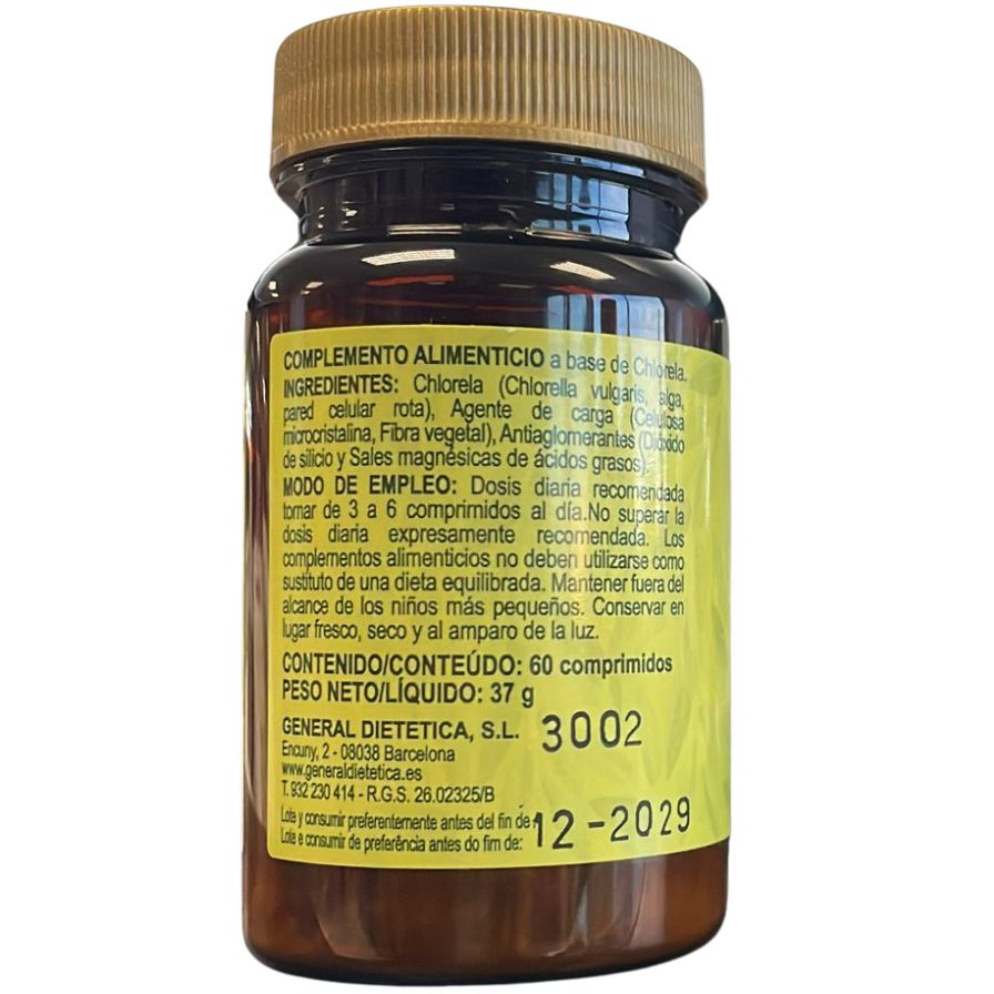 Chlorella 60 Comprimidos | Integralia - Dietetica Ferrer