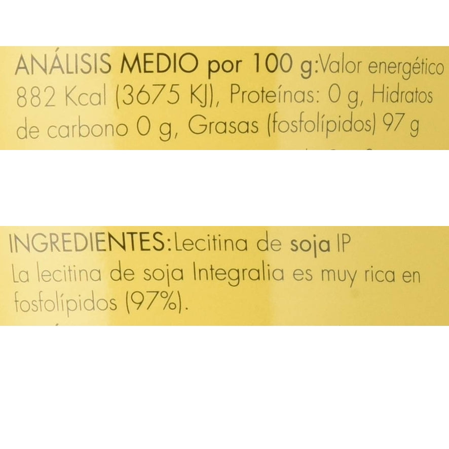 Lecitina de Soja Granulada IP 500 gr | Integralia