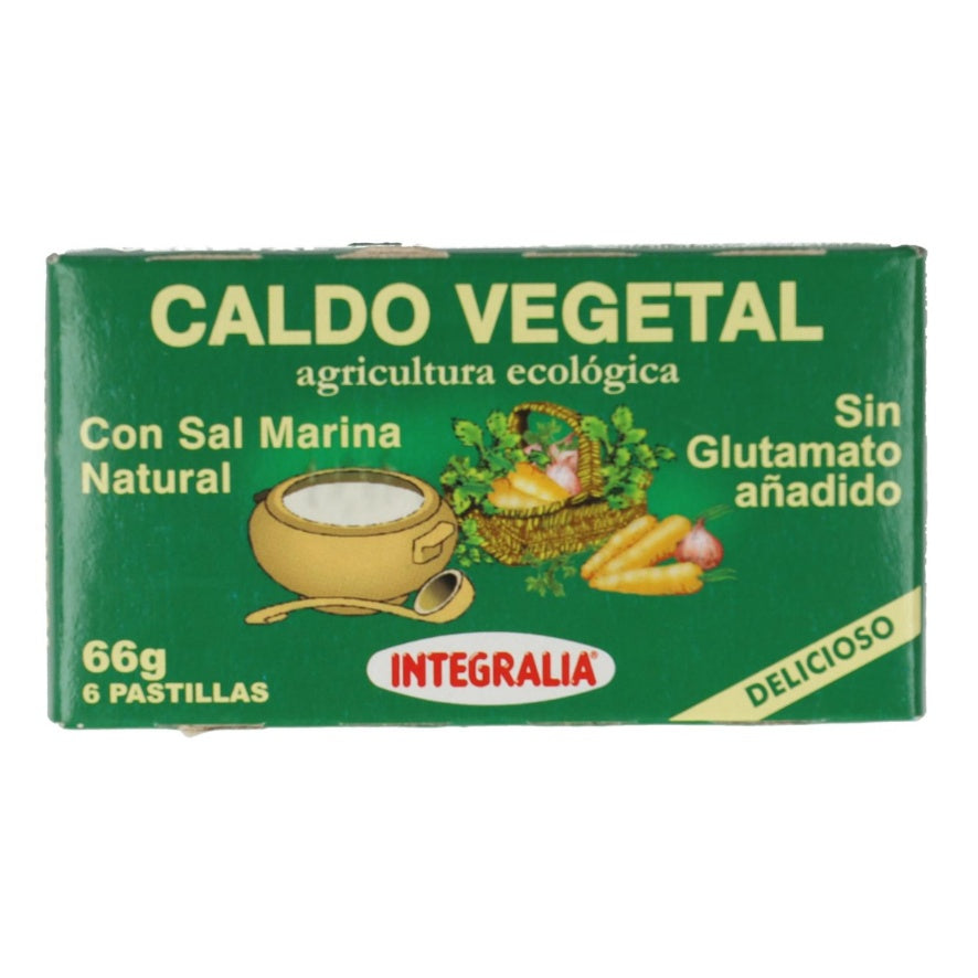 Caldo Vegetal con Sal Marina 110 gr | Integralia - Dietetica Ferrer