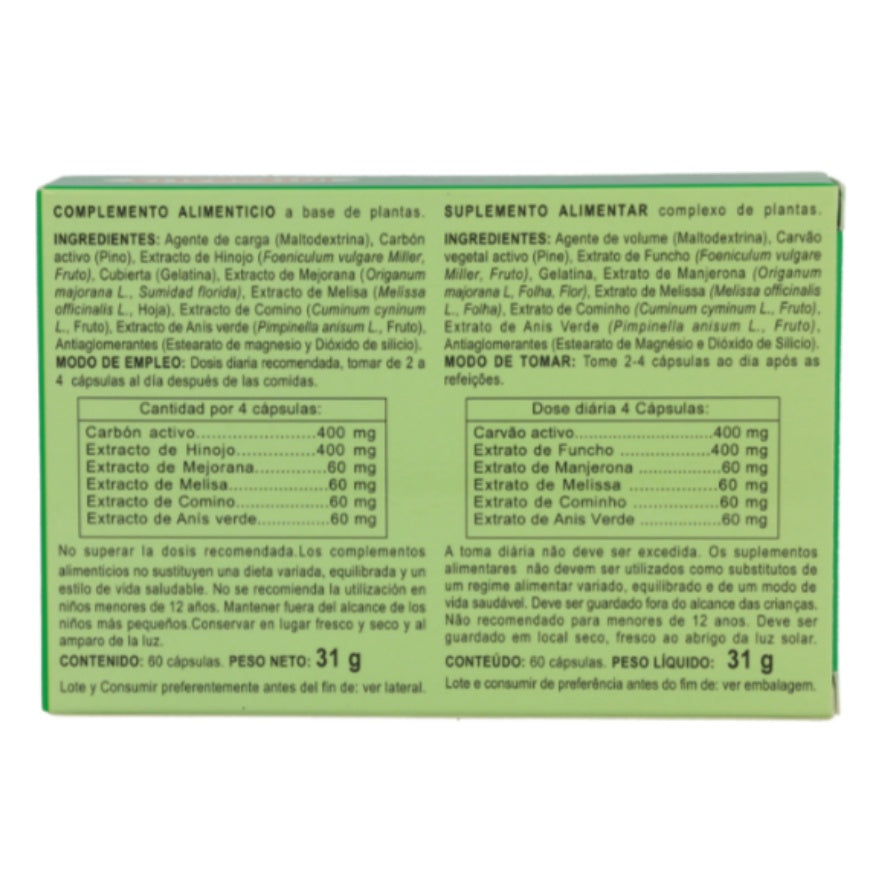 Carbon Plus 60 Capsulas | Integralia
