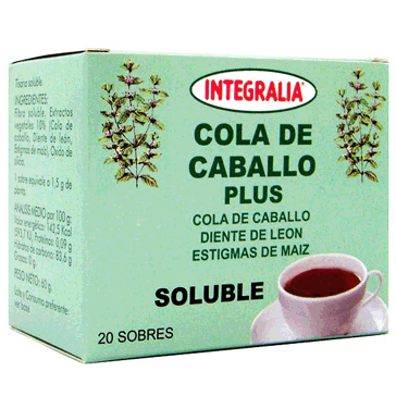 Cola de Caballo Plus Soluble 20 Sobres | Integralia