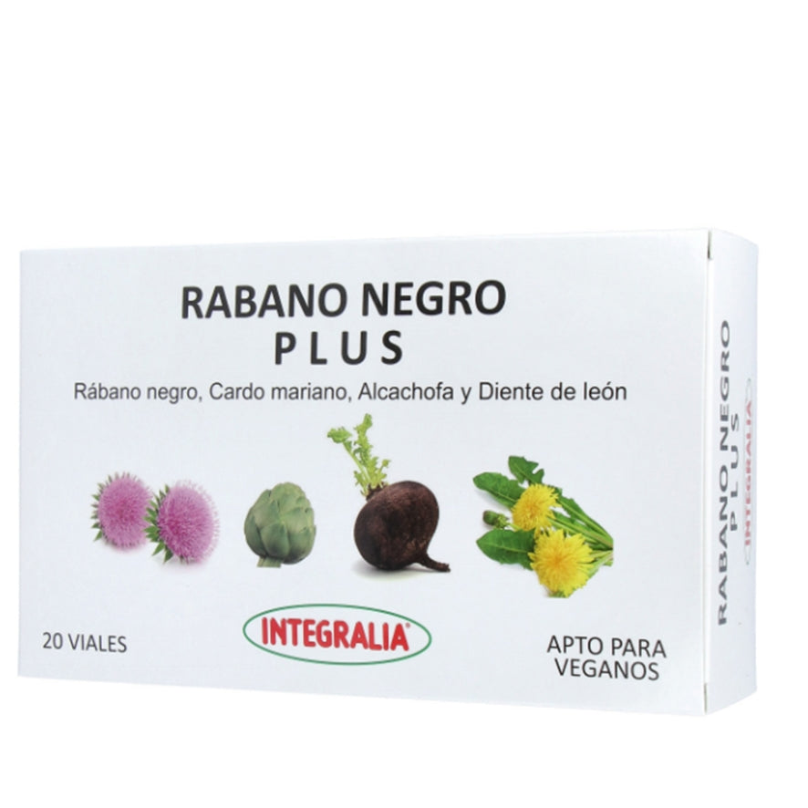 Rabano Negro Plus 20 Viales | Integralia - Dietetica Ferrer