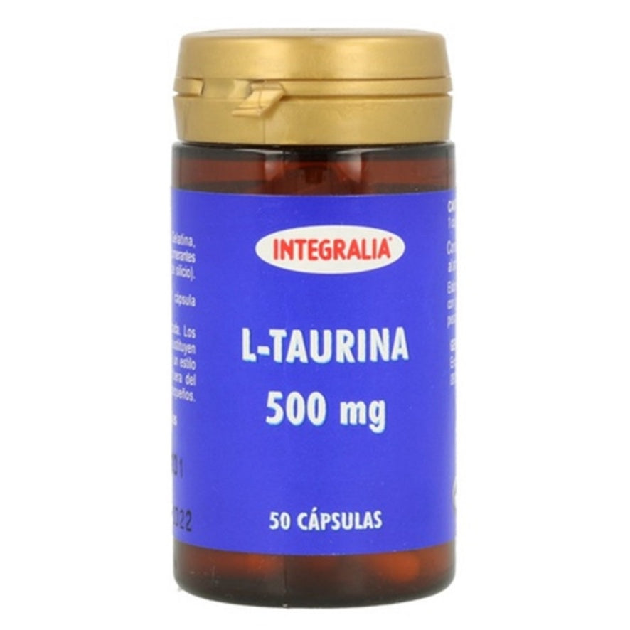 L Taurina 500 mg 50 Capsulas | Integralia - Dietetica Ferrer