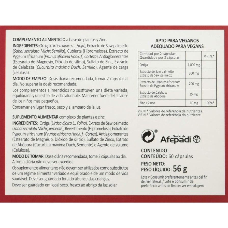 Cucurbita Forte 60 Cápsulas | Integralia - Dietetica Ferrer