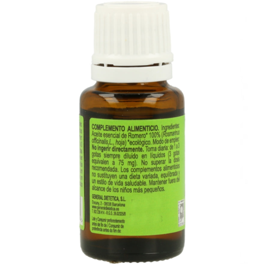 Aceite Esencial de Romero Eco 15 ml | Integralia - Dietetica Ferrer