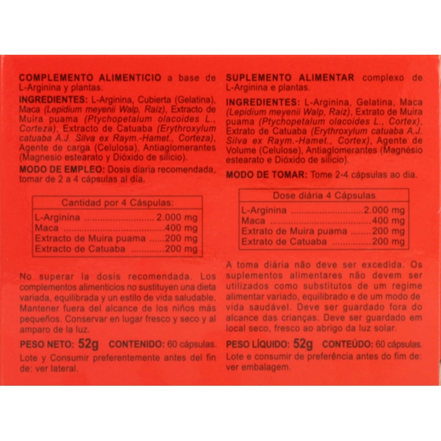 Arginina Plus 60 Capsulas | Integralia